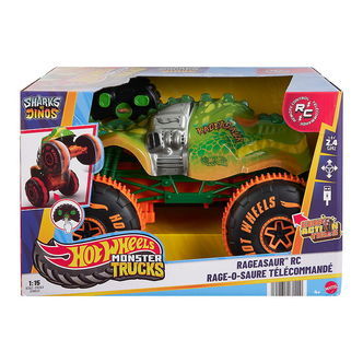 Hot Wheels Fjernstyret Bil - Monster Trucks - Rageasaur - 1:15