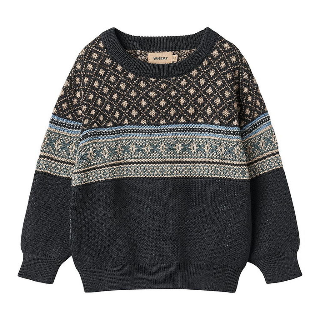 Wheat Bluse - Strik - Julius - Navy