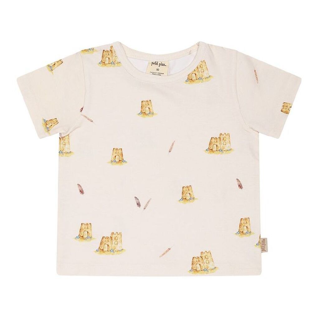 Petit Piao T-shirt - Baggy Printed - Castle