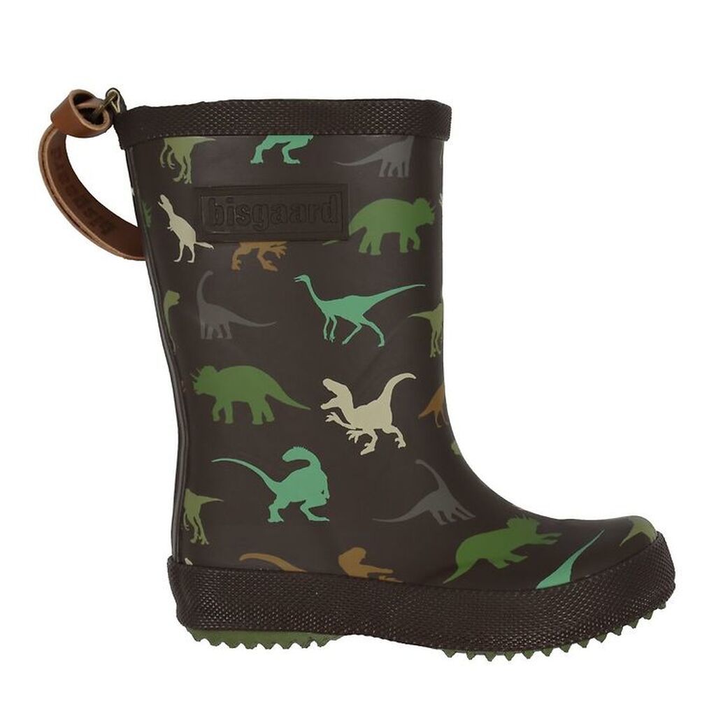 Bisgaard Gummistøvler - Basic Rubber - Brown Dino