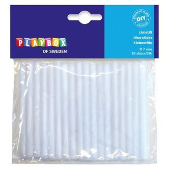 Playbox Limstifter til Limpistol - 18 stk. - 7 mm