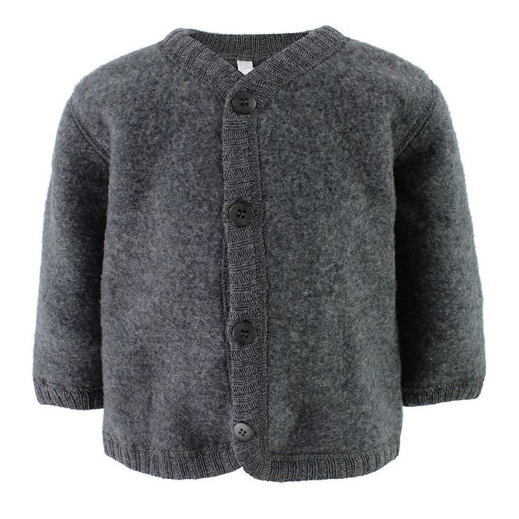 Joha Cardigan - Uld - Mørkegrå