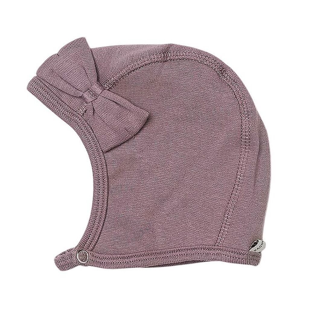 Racing Kids Babyhjelm - Dusty Purple m. Sløjfe
