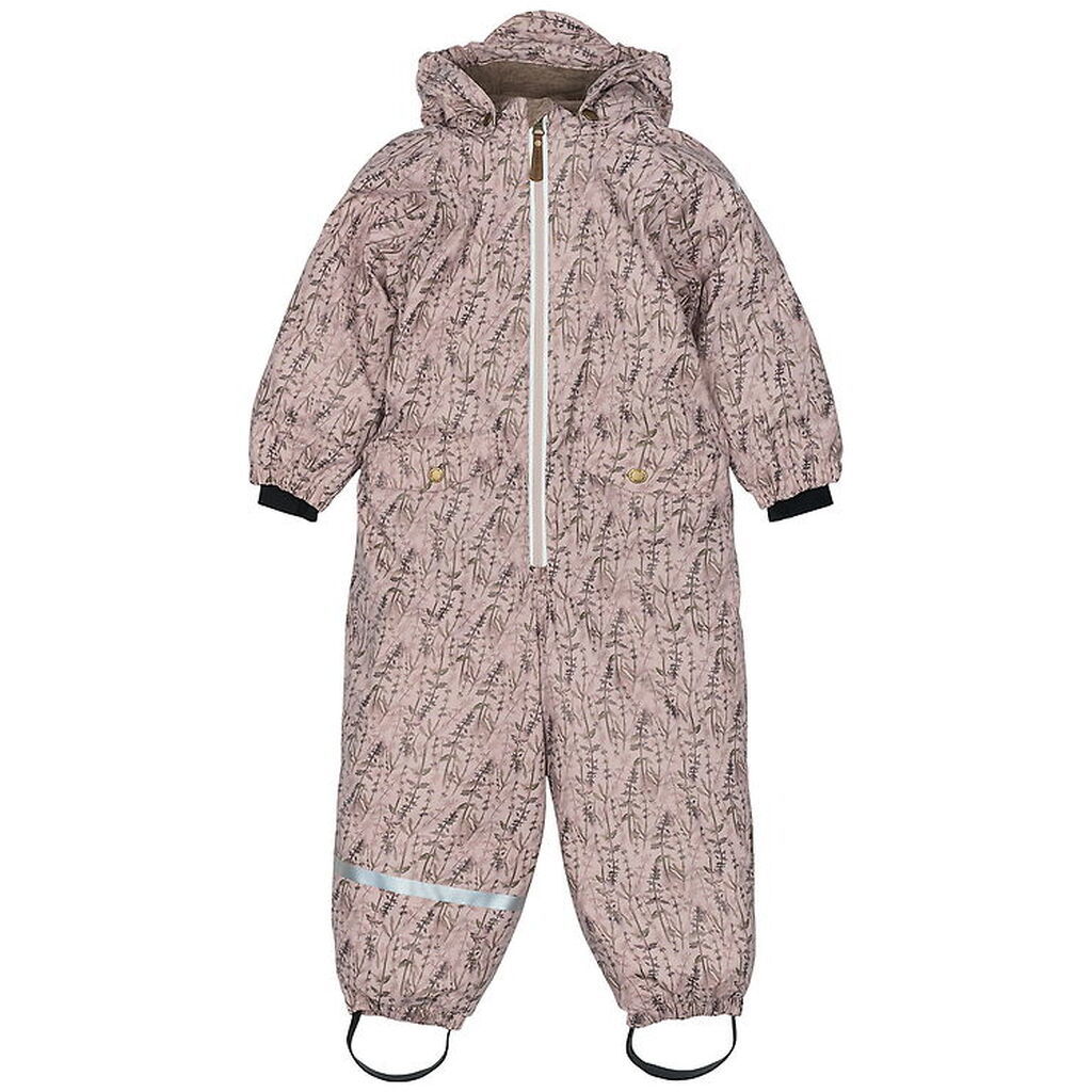 Mikk-Line Flyverdragt - PU - Recycled - Cloud Gray m. Print