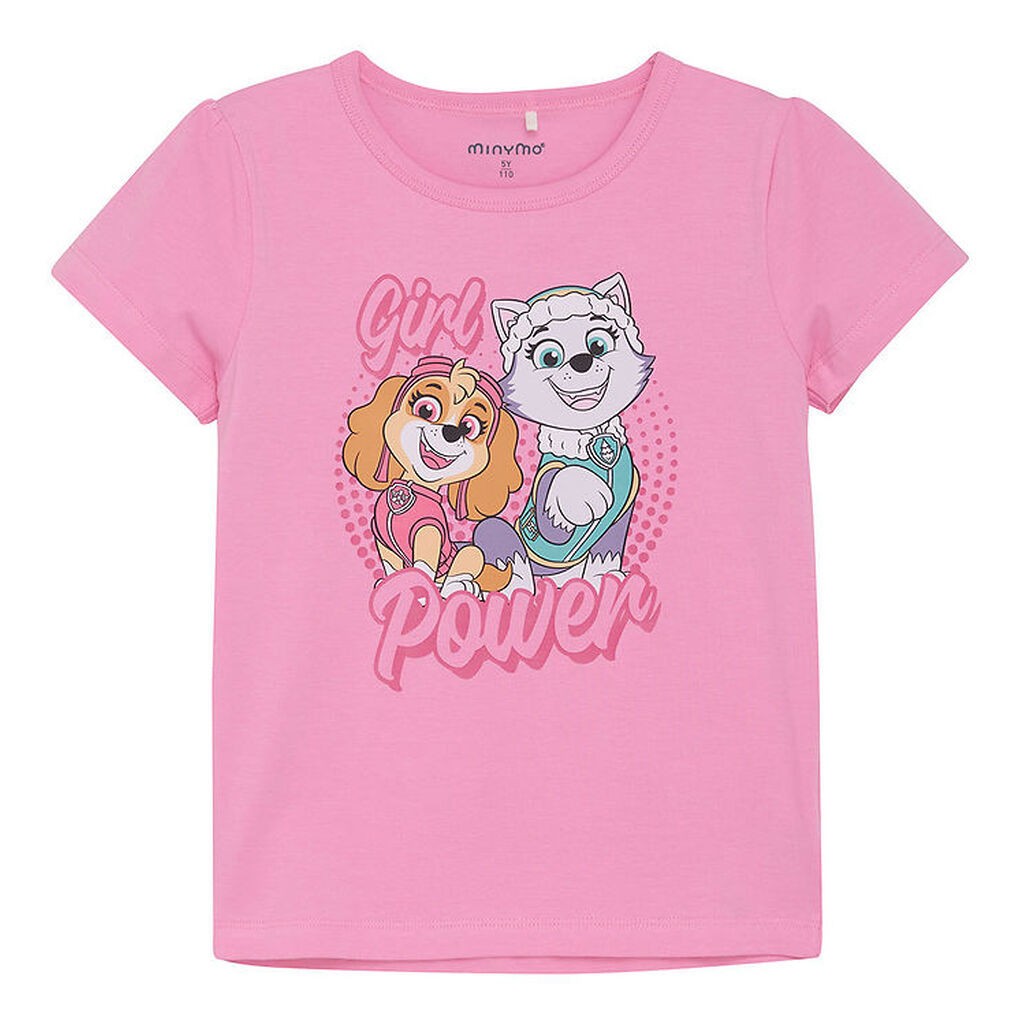 Minymo T-shirt - Paw Patrol - Rosebloom
