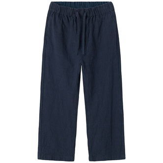 MarMar Bukser - Plano - Dark Blue Stripe