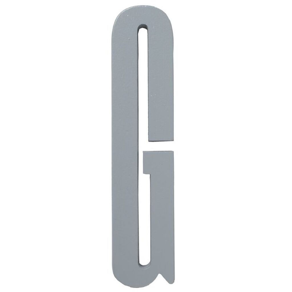 Design Letters Træbogstaver - G - Grå