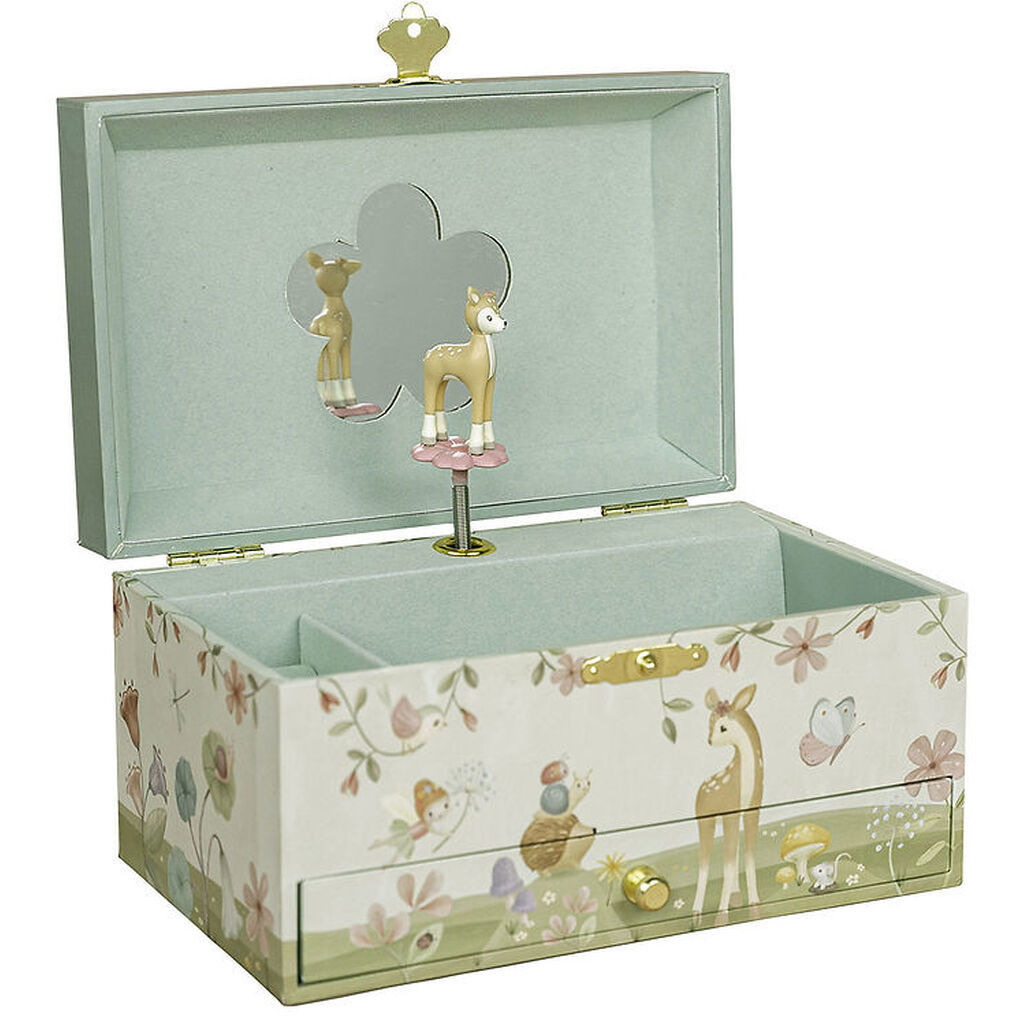 Little Dutch Smykkeskrin m. Musik - Rådyr - Forest Friends