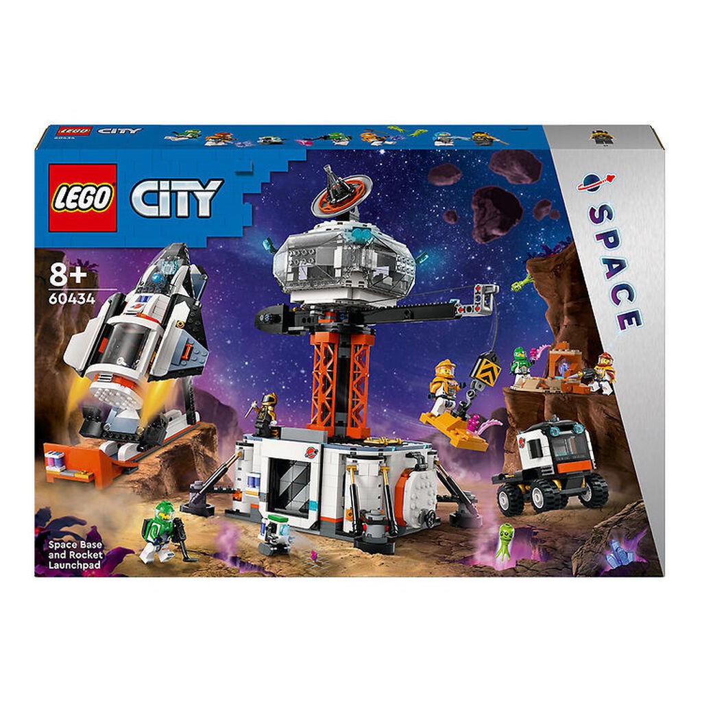 LEGOÂ® City - Rumbase Og Raketaffyringsrampe 60434 - 1422 Dele