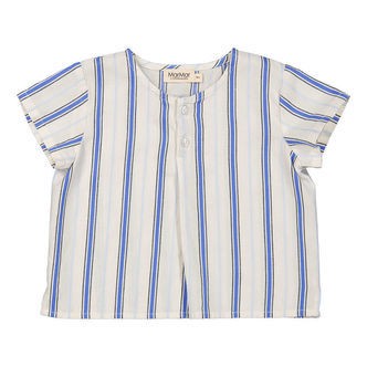 MarMar T-shirt - Tero - Chambray Stripe