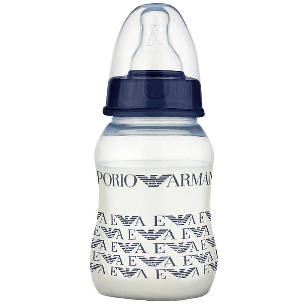 Emporio Armani Sutteflaske - Plast/Silikone - 130 ml - Navy