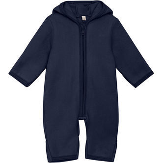 Huttelihut Køredragt - Fleece - Navy Blazer m. Ører