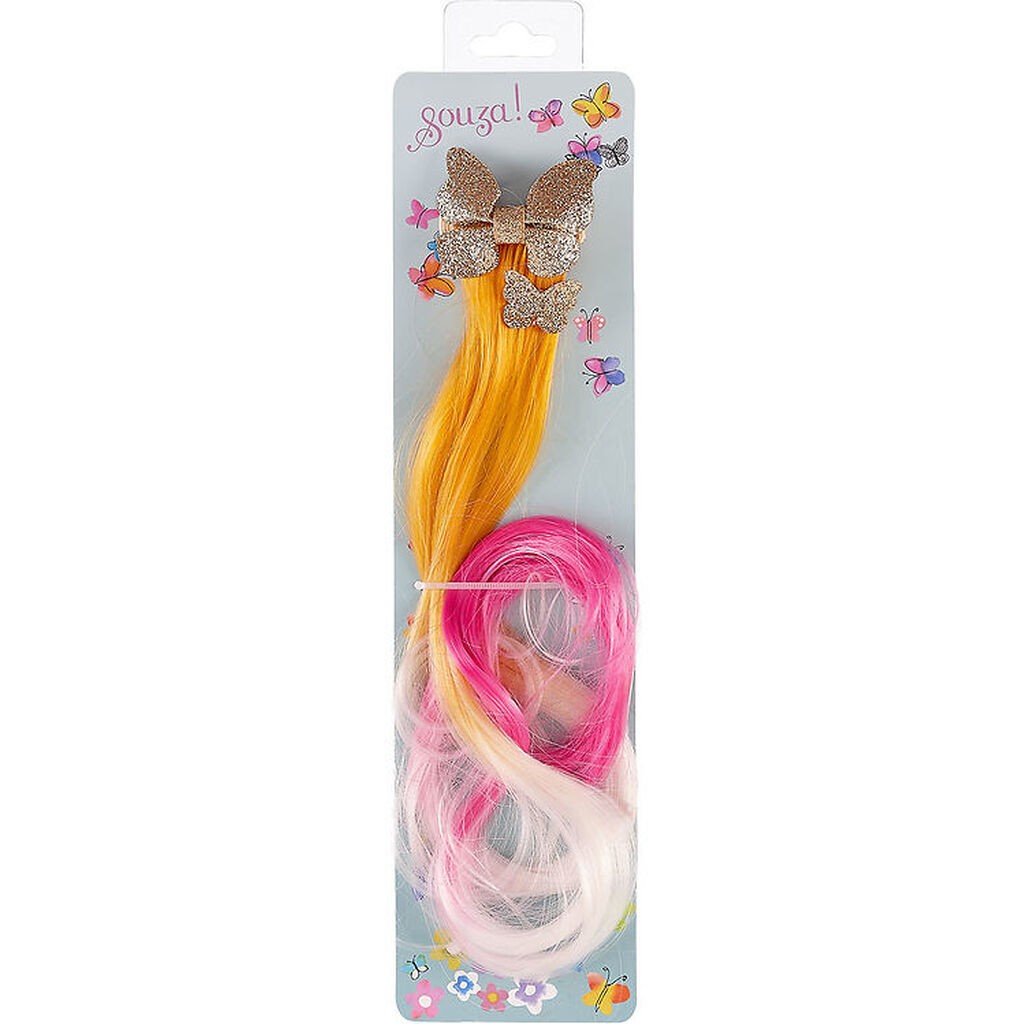 Souza Udklædning - Hårklemme m. Hår - Tamar - Sommerfugl