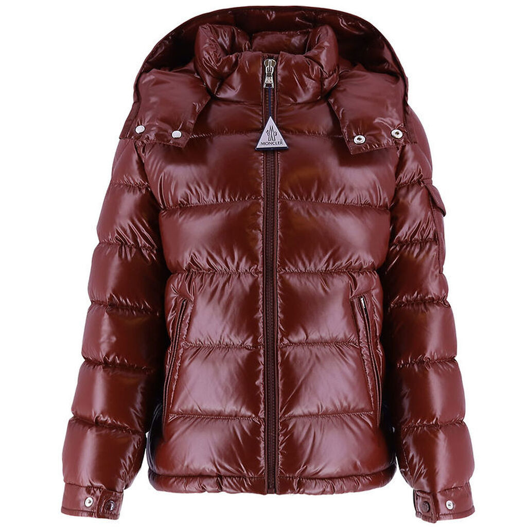 Moncler Dunjakke - Maya - Mørkerød