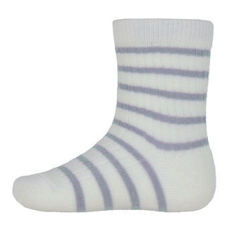 MP Strømper - Bambus - Kallie - Lavender Sky m. Striber