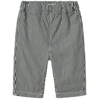 Lil' Atelier Bukser - Loose - NbmKasper - Dark Blue Denim/Hvid