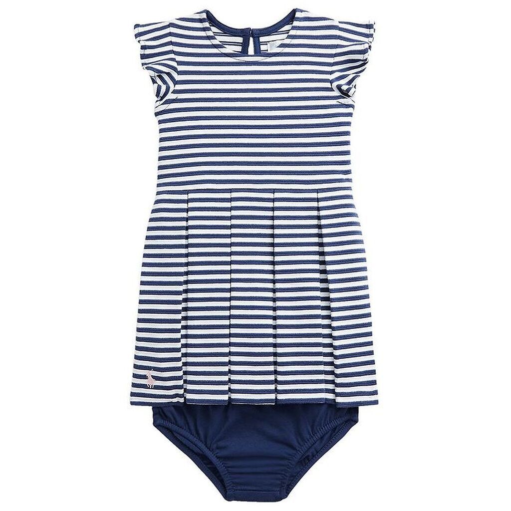 Polo Ralph Lauren Kjole m. Bloomers - Watch Hill - Navy/Hvidstri