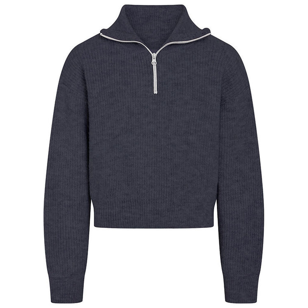 Grunt Bluse - Strik - GrSuso - Charcoal Melange