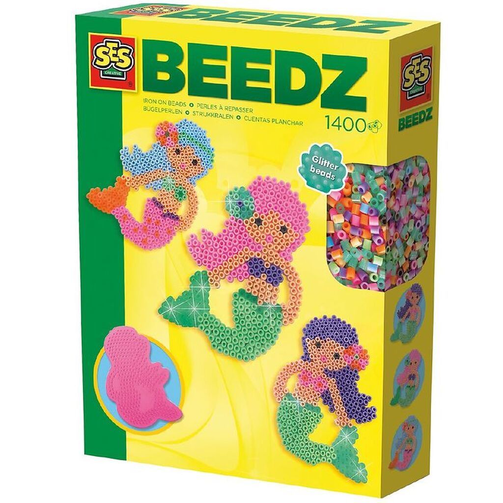 SES Creative Strygeperlesæt - 1400 stk - Havfrue