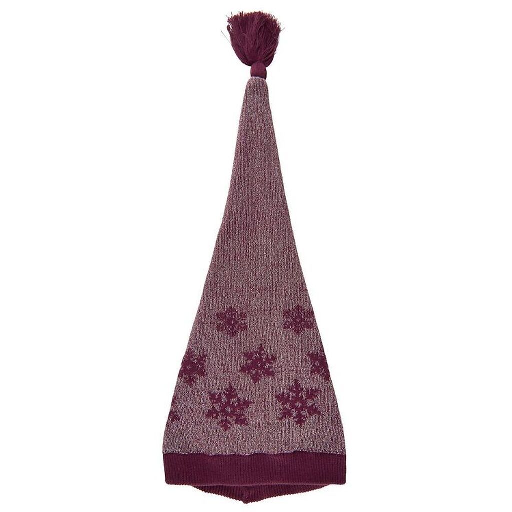 Minymo Nissehue - Strik - Pixie - Fig m. Mønster/Kvast