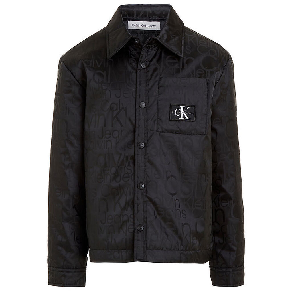 Calvin Klein Jakke - Sort m. Logoer