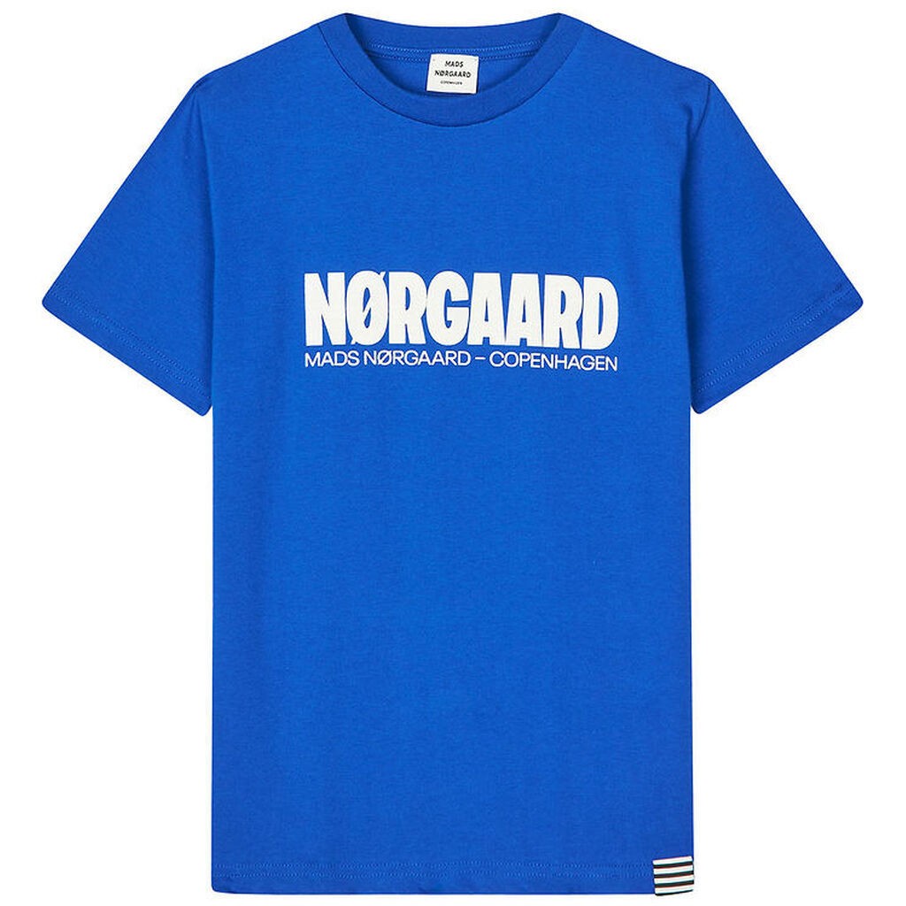 Mads Nørgaard T-shirt - Printed Thorlino - Surf The Web m. Logo