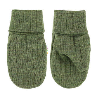 Joha Luffer - Uld - Rib - Mørk Oliven