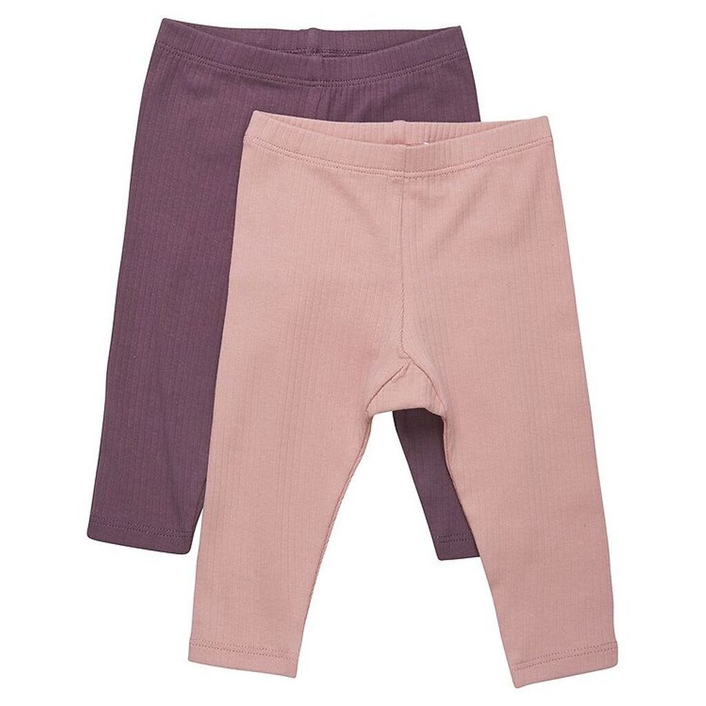 Minymo Leggings - 2-Pak - Misty Rose