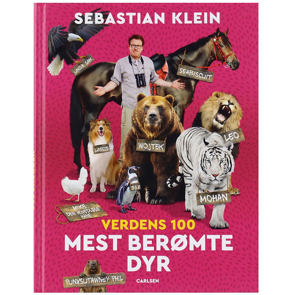Forlaget Carlsen Bog - Verdens 100 Mest Berømte Dyr - DA