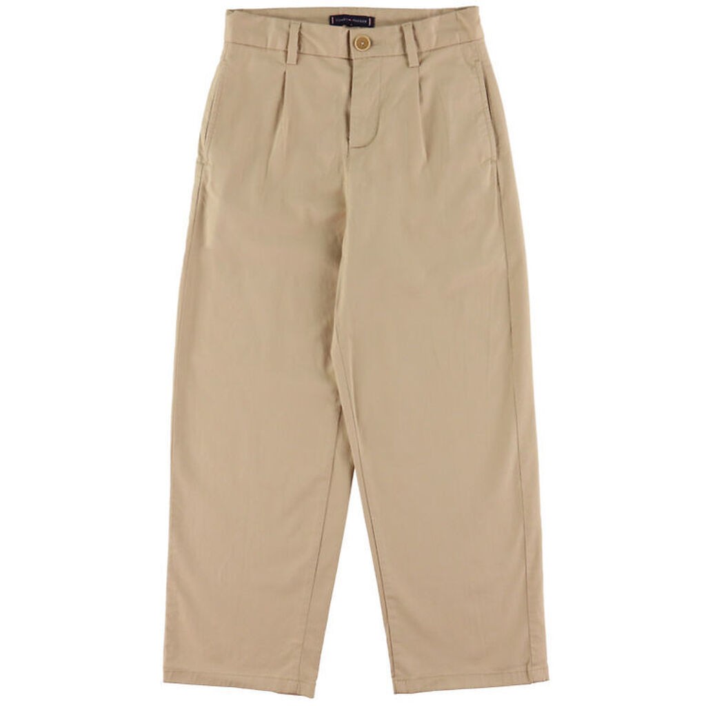 Tommy Hilfiger Bukser - Pleated Chino - Gentle Gold Beige
