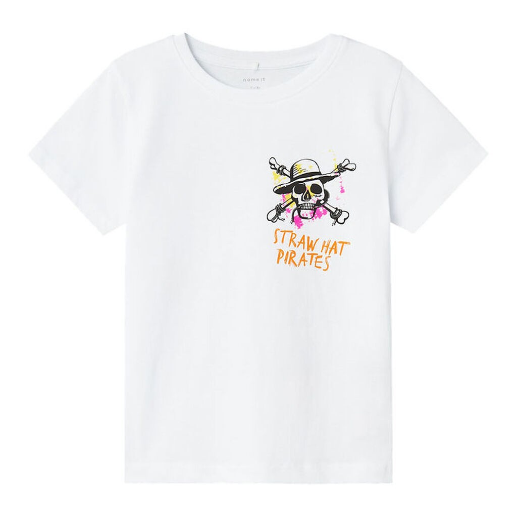 Name It T-shirt - NkmAmba OnePiece - Bright White m. Print