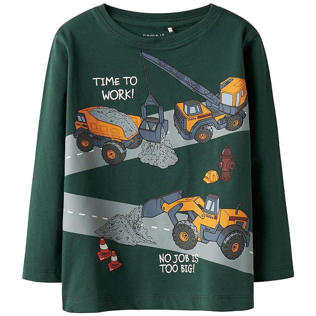 Name It Bluse - NmmOfek - Bistro Green