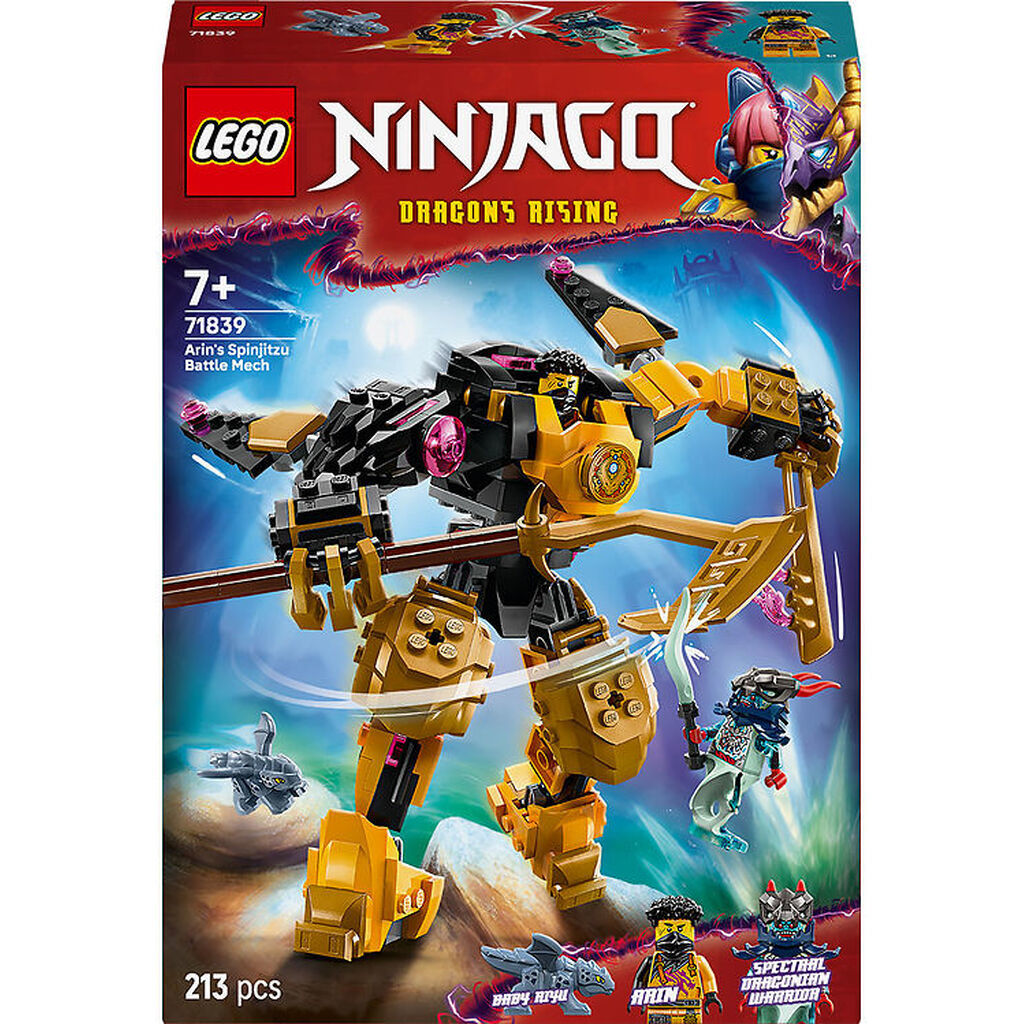 LEGOÂ® Ninjago - Arins Spinjitzu-kamprobot 71839 - 213 Dele