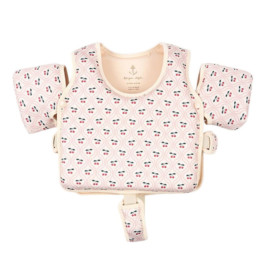 Konges Sløjd Svømmevest m. Vinger - Cherry Pink Motif