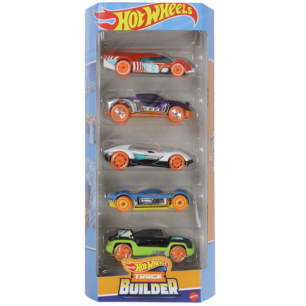 Hot Wheels Biler - 5-pak - Track Builder