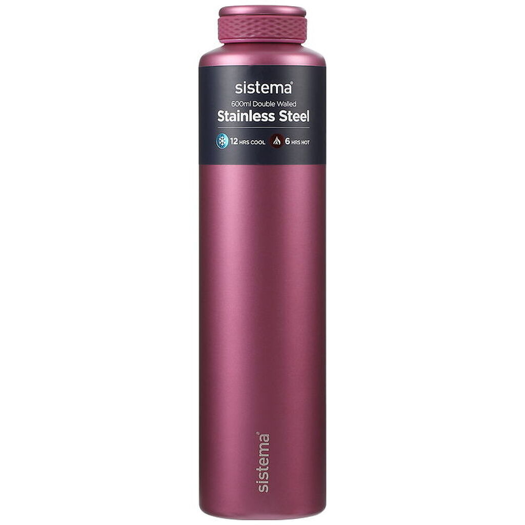Sistema Termoflaske - Stainless Steel - 600 ml - Fig Purple