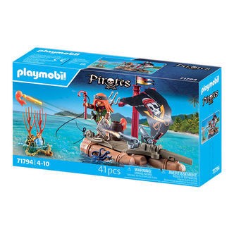 Playmobil Pirates - Piratflåde med Skat - 71794 - 41 Dele