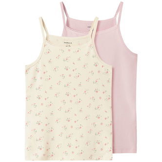 Name It Undertrøjer - Noos - NkfStrap - 2-pak - Turtledove/Lilac