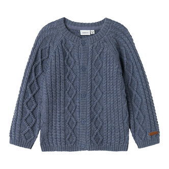Name It Cardigan - Uld - Strik - NmmWrilla - Folkstone Gray