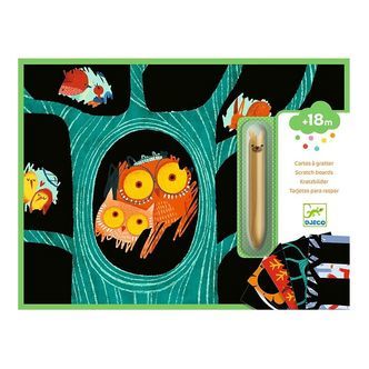 Djeco Skrabekort - Dyr