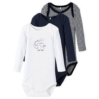 Name It Body l/æ - Noos - NbnBody - 3-pak - Dark Sapphire