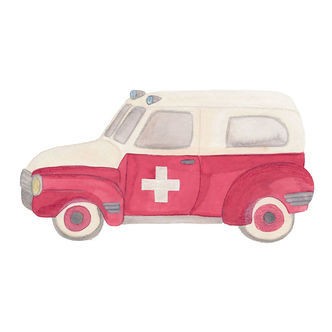 That's Mine Wallsticker - Ambulance - Multi