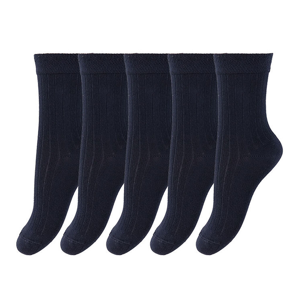 Minipop Strømper - Bambus - 5-pak - Navy
