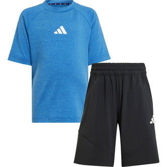 adidas Performance Træningssæt - Bright Cyan/Royal Blue/Hvid