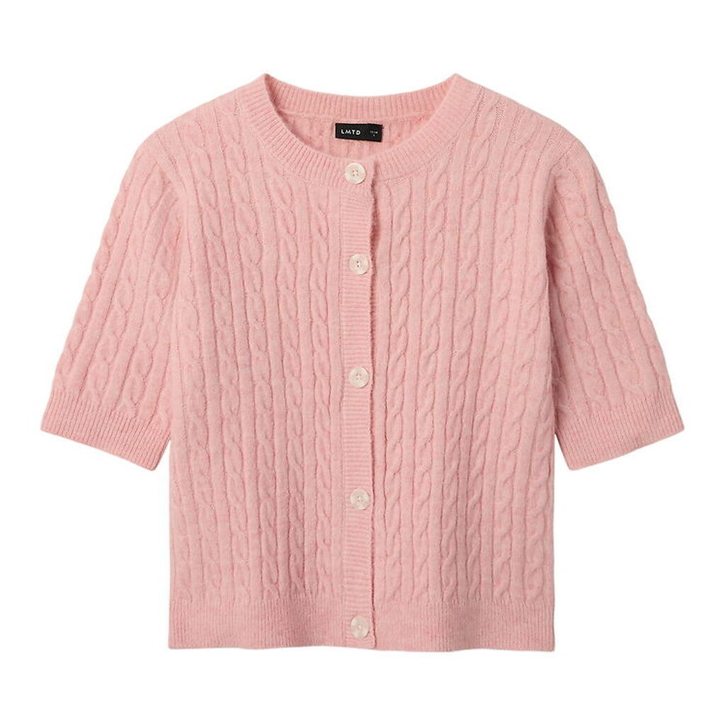 LMTD Cardigan - Strik - NlfKave - Crystal Pink
