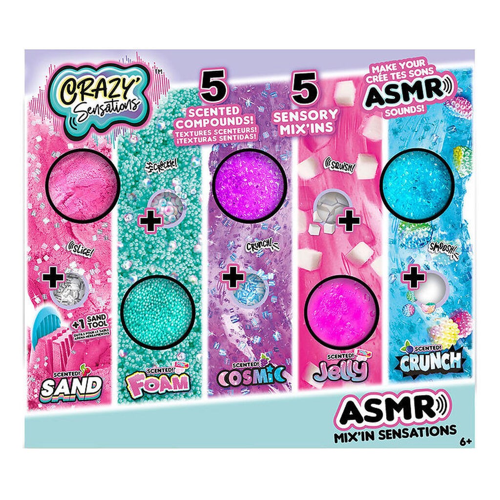 Crazy Sensations Sæt - ASMR - Mix 'In Sensations - 5 stk.