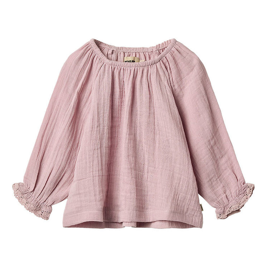 Wheat Bluse - Musselin - Merle - Lavender Mist