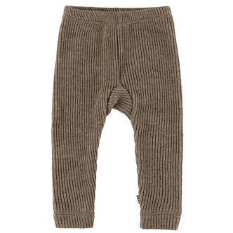 Joha Leggings - Strik - Uld - Beige Meleret