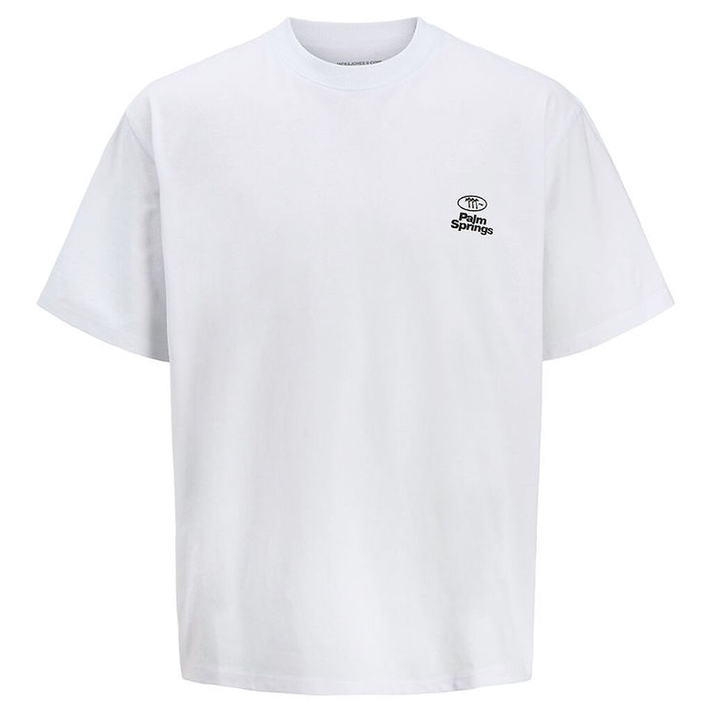 Jack & Jones T-shirt - JcoRetreat Typographic - Bright White