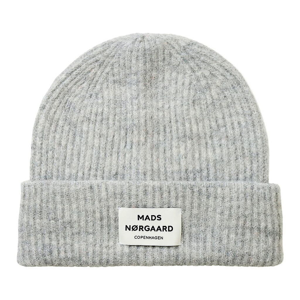 Mads Nørgaard Hue -Uld/Akryl - Tosca Anju - Lysegråmeleret